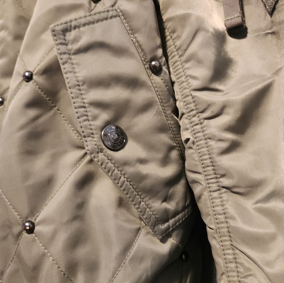 True Religion Woman Quilted Padded Bomber Jacket - Picture 3 of 9